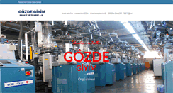 Desktop Screenshot of gozdegiyim.com